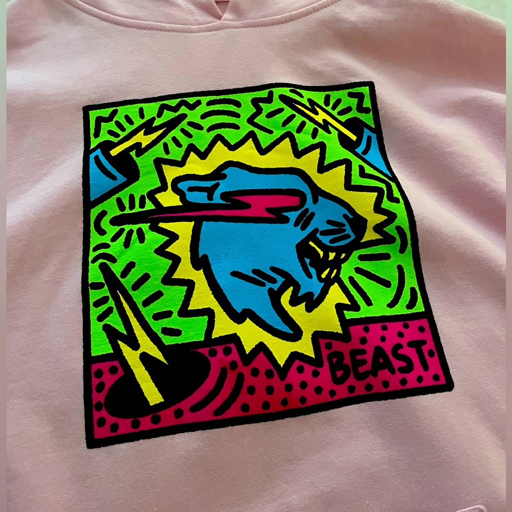 Mr Beast Pink Hoodie Merch